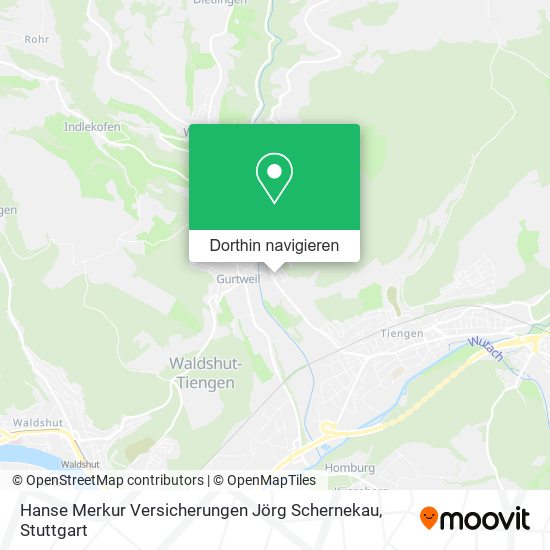 Hanse Merkur Versicherungen Jörg Schernekau Karte