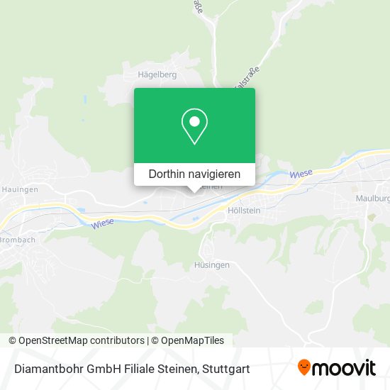 Diamantbohr GmbH Filiale Steinen Karte