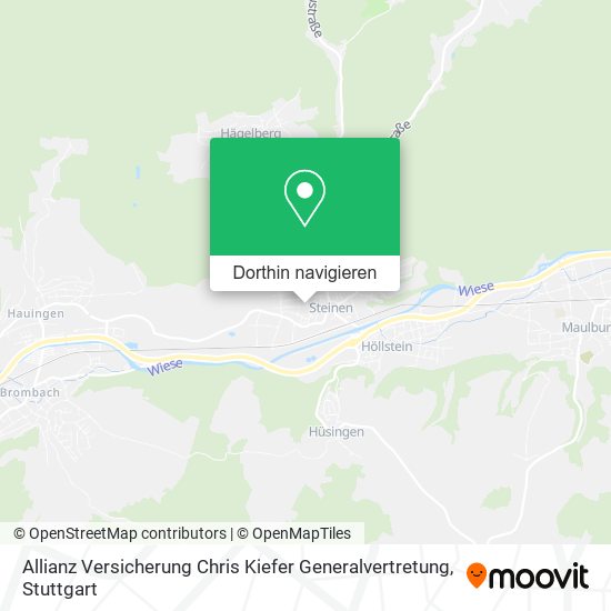 Allianz Versicherung Chris Kiefer Generalvertretung Karte