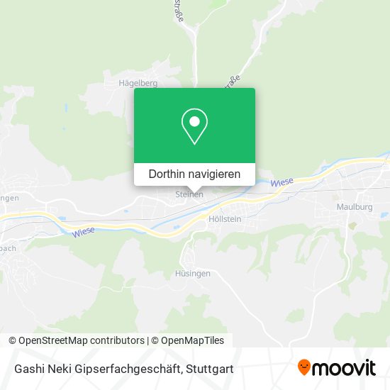 Gashi Neki Gipserfachgeschäft Karte