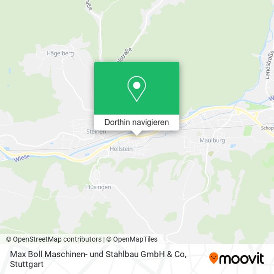 Max Boll Maschinen- und Stahlbau GmbH & Co Karte