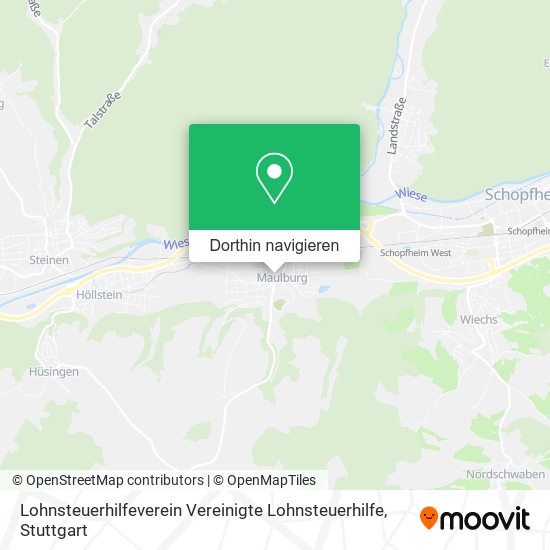 Lohnsteuerhilfeverein Vereinigte Lohnsteuerhilfe Karte