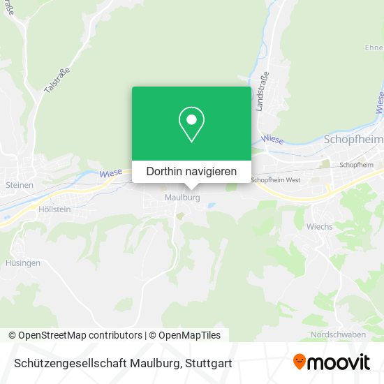 Schützengesellschaft Maulburg Karte