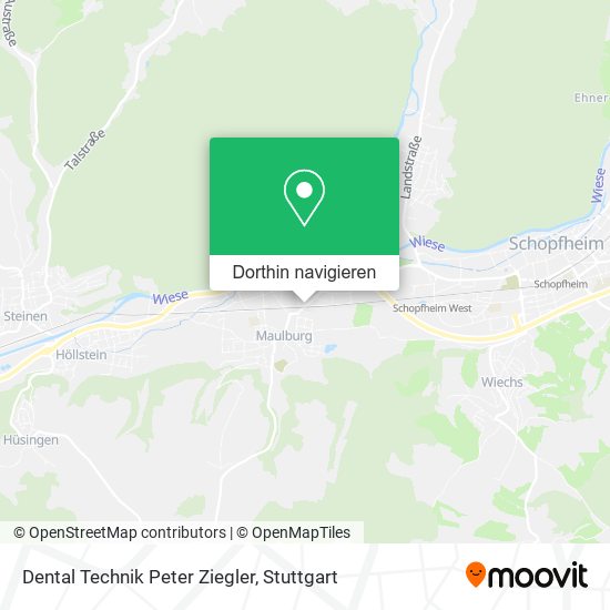 Dental Technik Peter Ziegler Karte