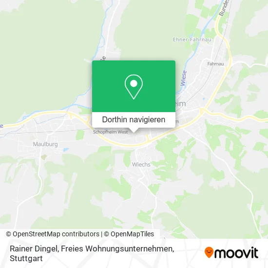 Rainer Dingel, Freies Wohnungsunternehmen Karte