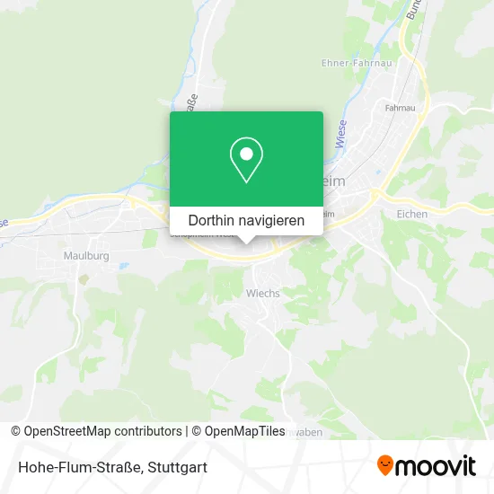Hohe-Flum-Straße Karte