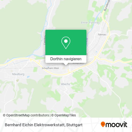 Bernhard Eichin Elektrowerkstatt Karte