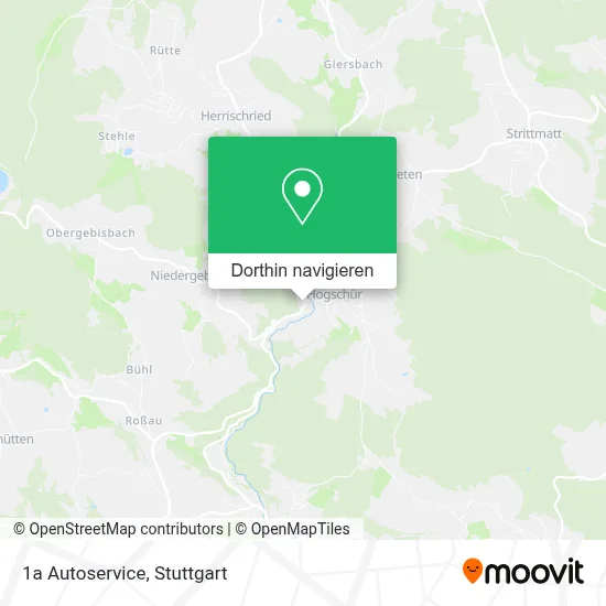 1a Autoservice Karte