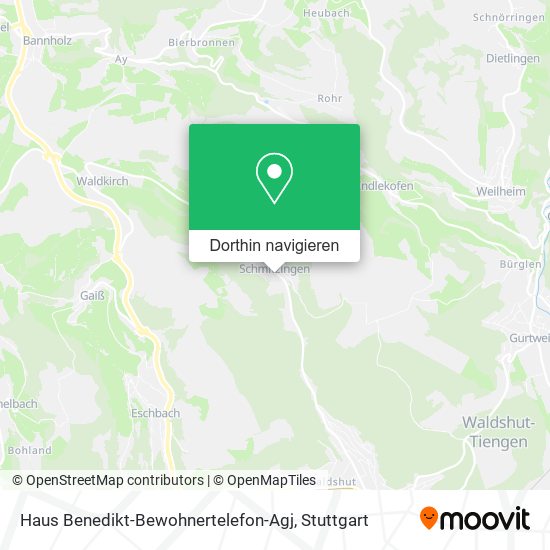 Haus Benedikt-Bewohnertelefon-Agj Karte