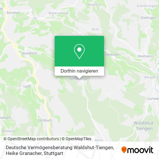 Deutsche Vermögensberatung Waldshut-Tiengen, Heike Granacher Karte