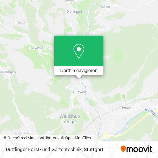 Duttlinger Forst- und Gartentechnik Karte