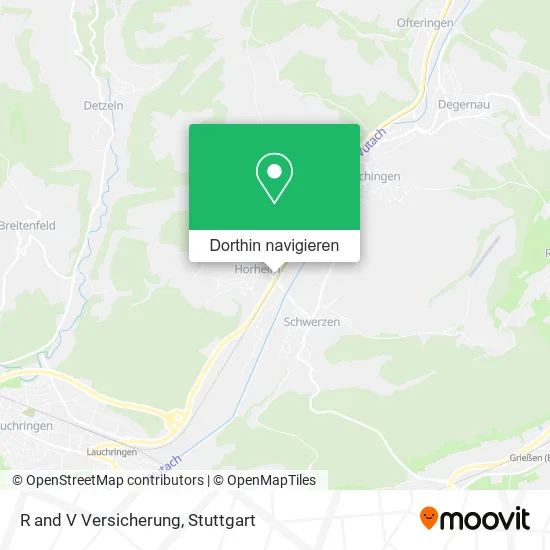 R and V Versicherung Karte