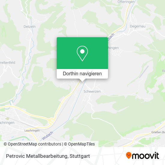 Petrovic Metallbearbeitung Karte