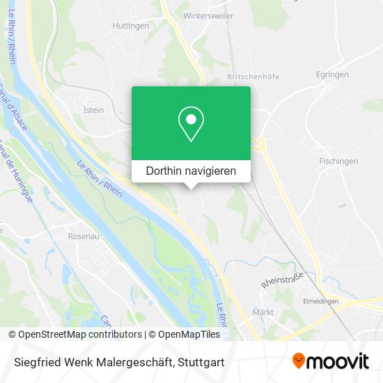 Siegfried Wenk Malergeschäft Karte