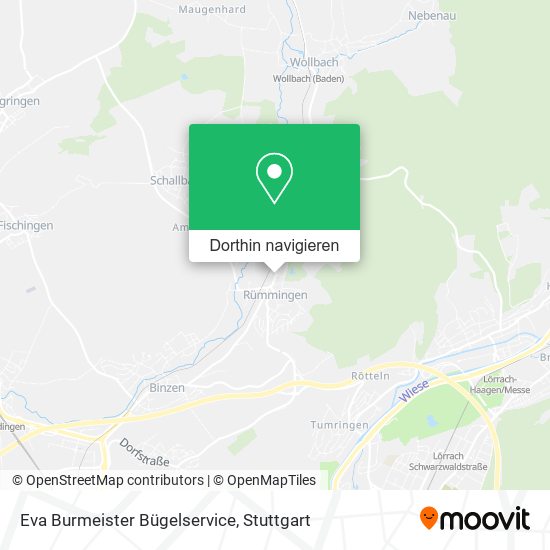 Eva Burmeister Bügelservice Karte