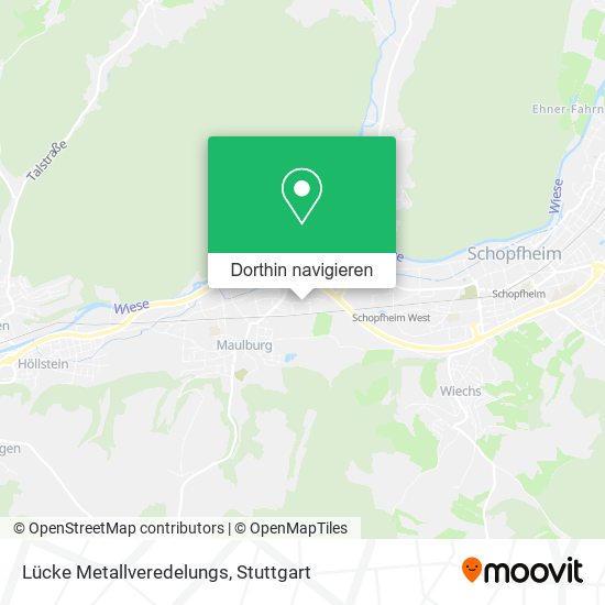 Lücke Metallveredelungs Karte