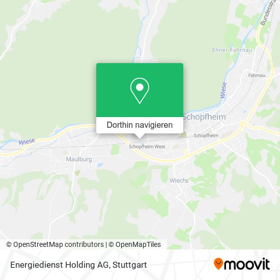 Energiedienst Holding AG Karte