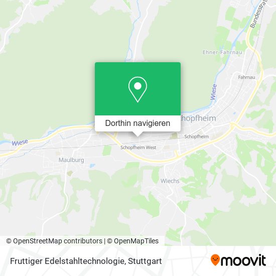 Fruttiger Edelstahltechnologie Karte