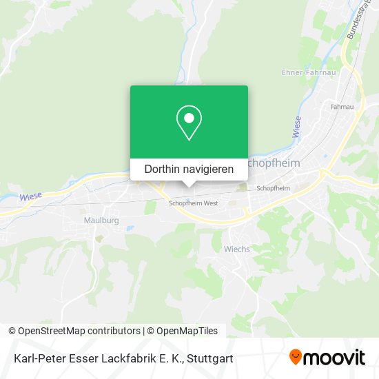 Karl-Peter Esser Lackfabrik E. K. Karte