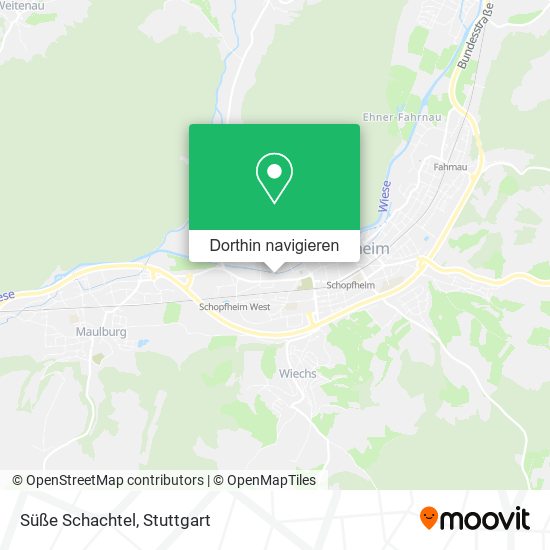 Süße Schachtel Karte