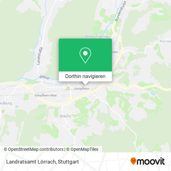Landratsamt Lörrach Karte