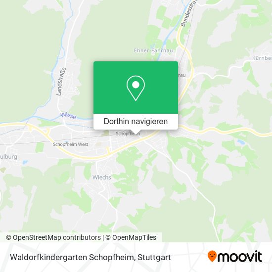 Waldorfkindergarten Schopfheim Karte