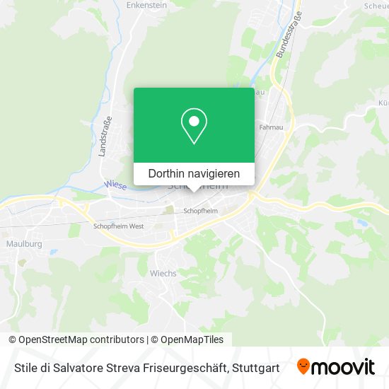 Stile di Salvatore Streva Friseurgeschäft Karte