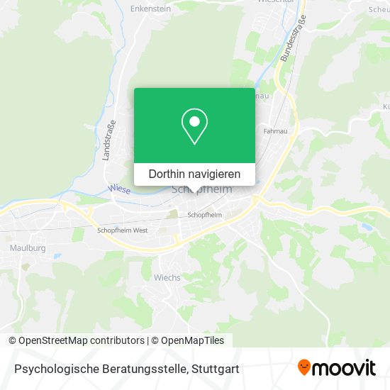 Psychologische Beratungsstelle Karte