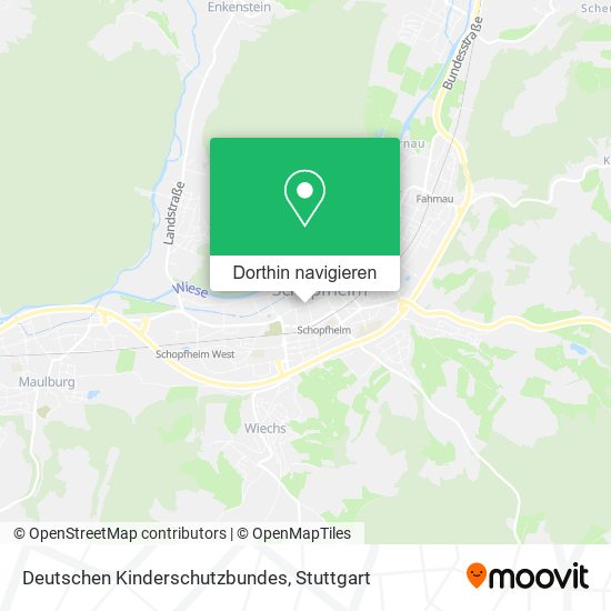 Deutschen Kinderschutzbundes Karte