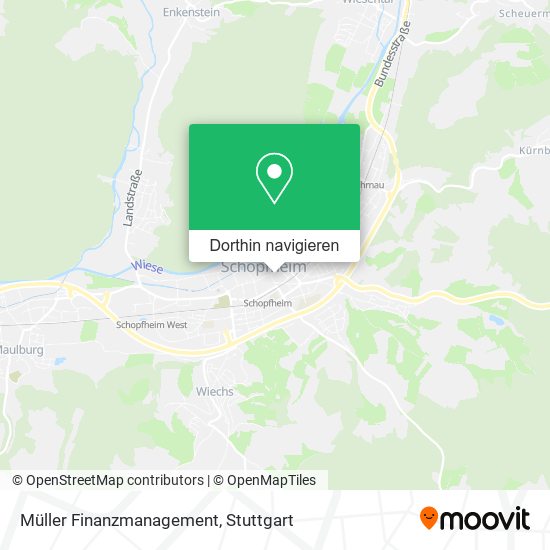 Müller Finanzmanagement Karte