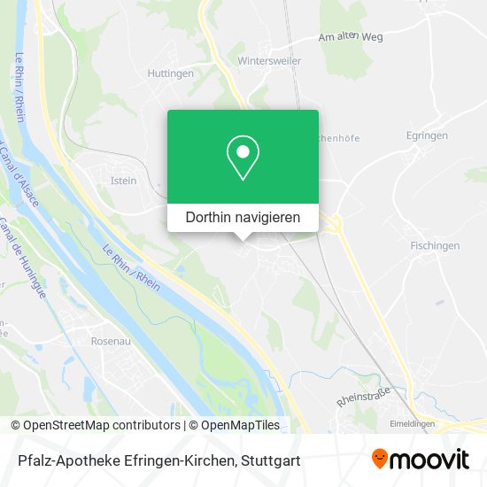Pfalz-Apotheke Efringen-Kirchen Karte