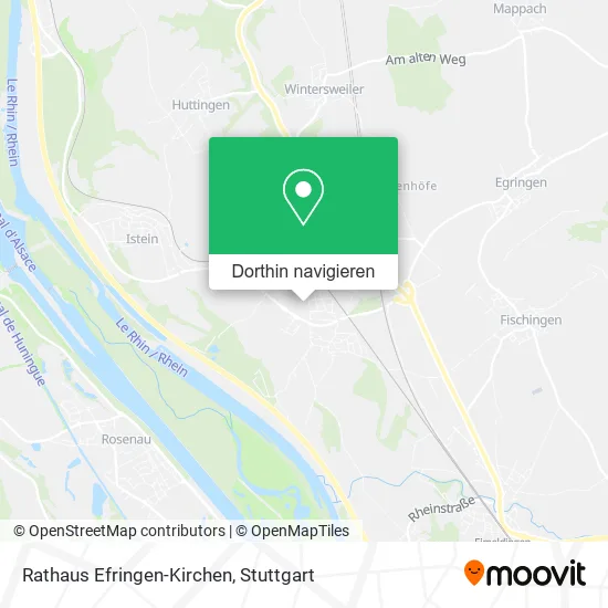 Rathaus Efringen-Kirchen Karte