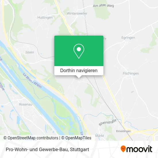 Pro-Wohn- und Gewerbe-Bau Karte