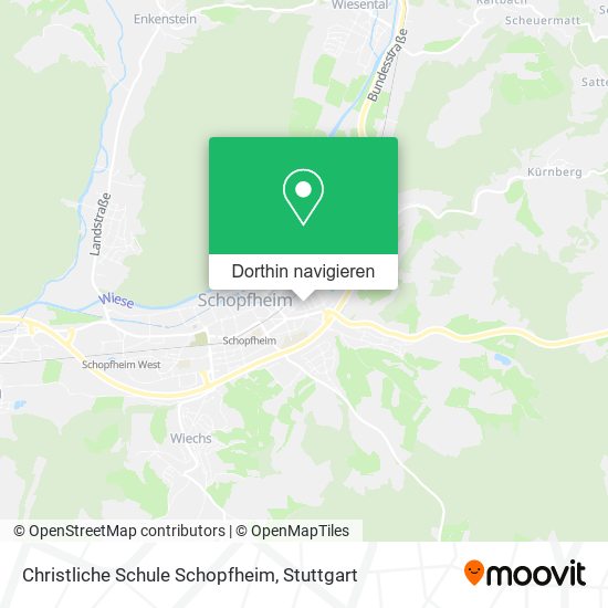 Christliche Schule Schopfheim Karte