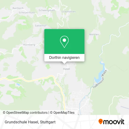 Grundschule Hasel Karte