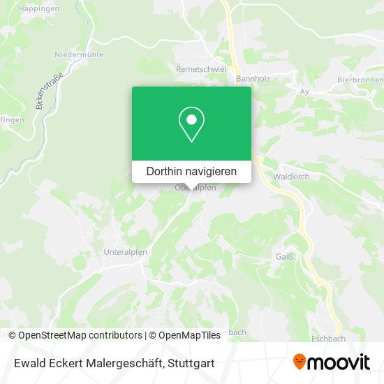 Ewald Eckert Malergeschäft Karte