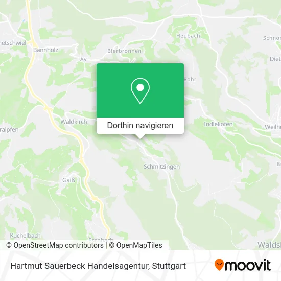 Hartmut Sauerbeck Handelsagentur Karte