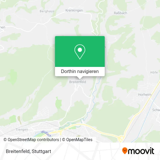 Breitenfeld Karte