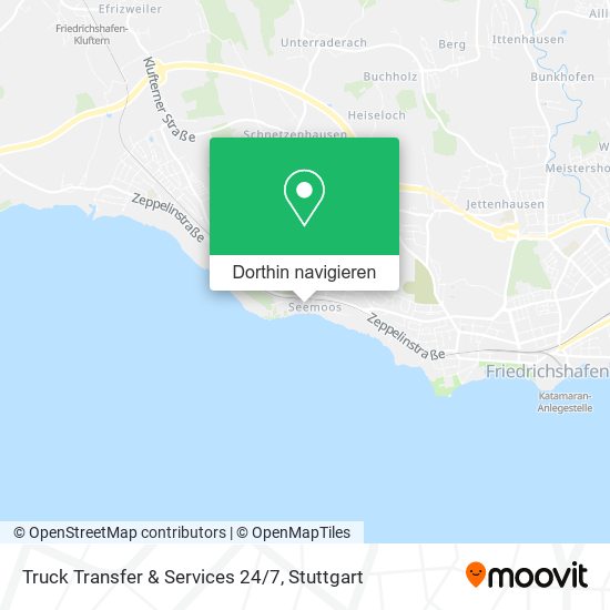Truck Transfer & Services 24/7 Karte