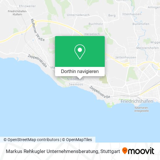 Markus Rehkugler Unternehmensberatung Karte