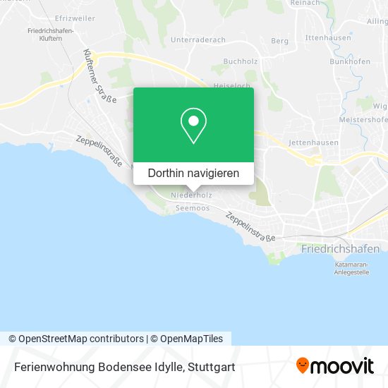 Ferienwohnung Bodensee Idylle Karte