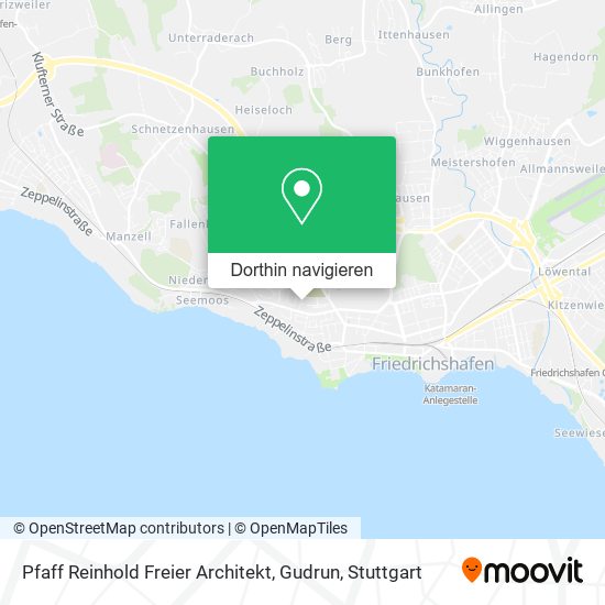 Pfaff Reinhold Freier Architekt, Gudrun Karte