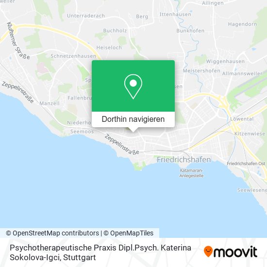 Psychotherapeutische Praxis Dipl.Psych. Katerina Sokolova-Igci Karte