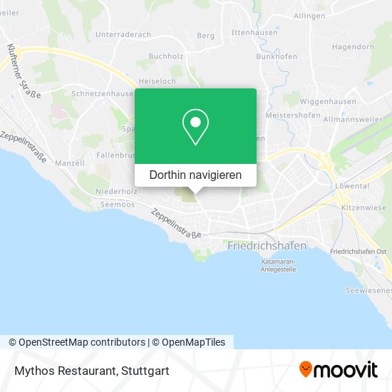 Mythos Restaurant Karte