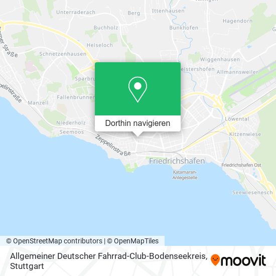 Allgemeiner Deutscher Fahrrad-Club-Bodenseekreis Karte