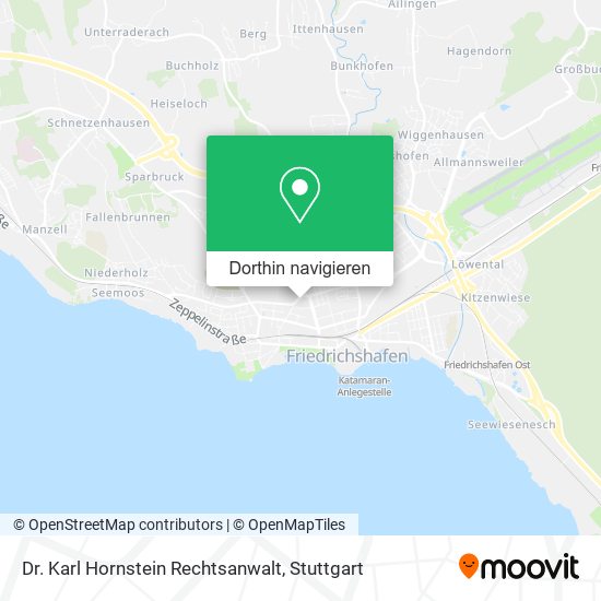 Dr. Karl Hornstein Rechtsanwalt Karte
