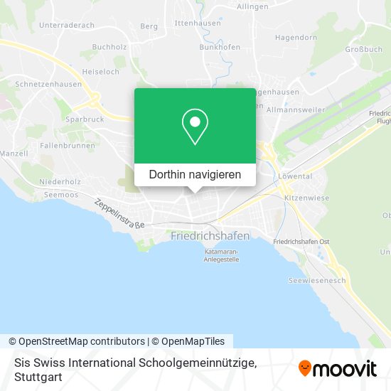 Sis Swiss International Schoolgemeinnützige Karte