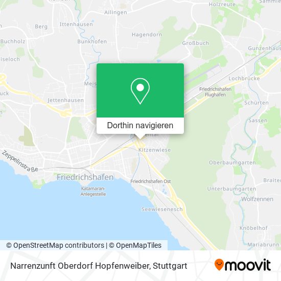Narrenzunft Oberdorf Hopfenweiber Karte