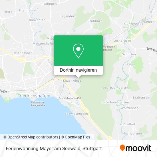 Ferienwohnung Mayer am Seewald Karte