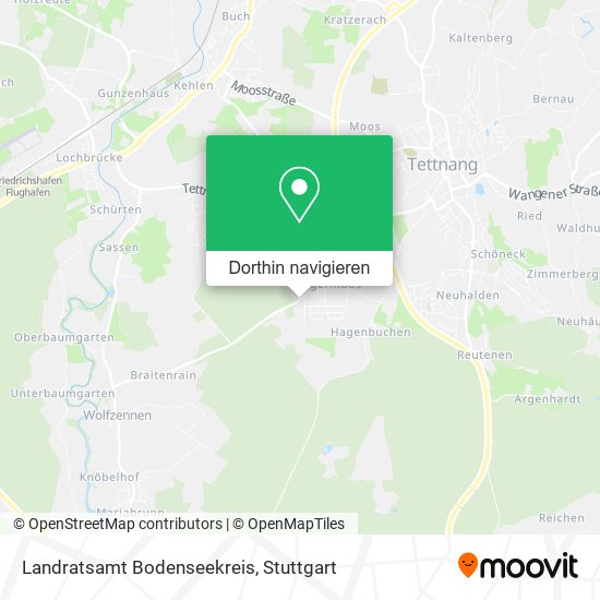 Landratsamt Bodenseekreis Karte